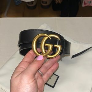 Gucci GG Marmont Leather belt